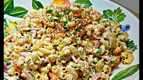 Rinsing the pasta under cold water stops the cooking time and removes some of the starches created from cooking. #foodrecipe MACARONI SALAD RECIPE | Creamy Cold Pasta Salad | Tuna Macaroni Salad Recipe - YouTube