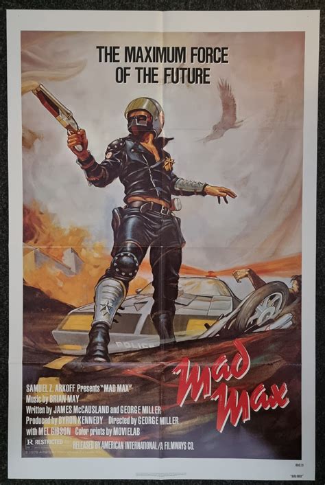 Mad Max 1980 One Sheet Vintage Movie Art