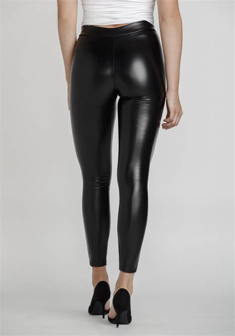 Womens Faux Leather Legging Warehouse One
