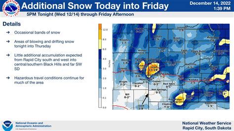 Nws Rapid City On Twitter Additional Snow Bands Will Move In From The