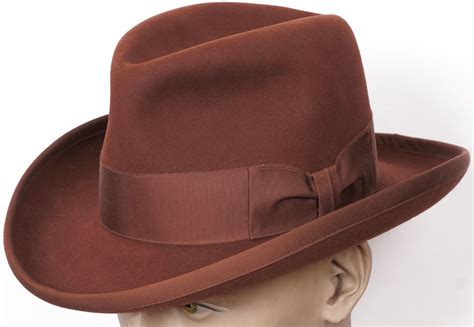 Vintage Stetson Imperial Homburg Hat 1970s Fedora Size 7 18 Gents