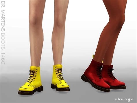 Shunga Dr Martens 1460 Boots F Sims 4 Boots Sims 4 Cc Finds