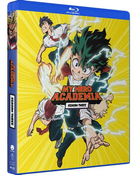 My Hero Academia Season 3 Complete Collection Blu Ray Collectors