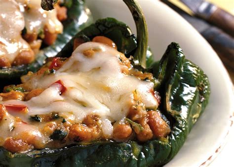 Stuffed Vegetarian Chili Rellenos Or Bell Peppers