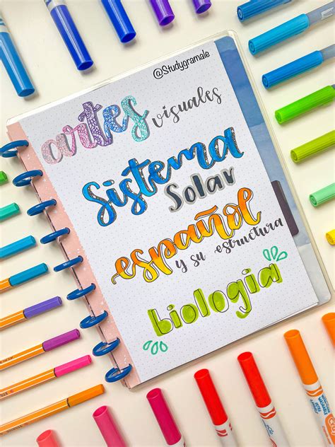 Letras Para Titulos De Cuadernos Titulos Bonitos Para Tus Apuntes Mariana Lugo