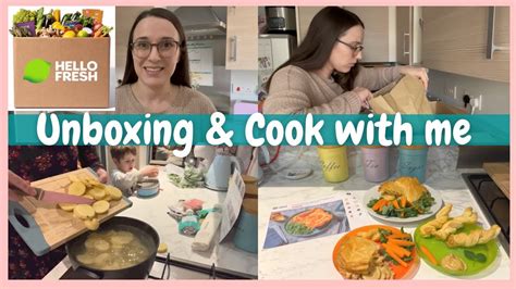 Hello Fresh Unboxing And Cook With Me Uk Youtube