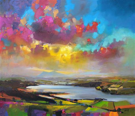 Gorgeous Abstract Scottish Landscape Paintings Scott Naismith