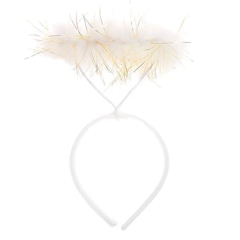 Claires Club Angel Halo Headband White Claires Us