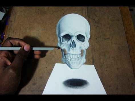 This time i will show you the more interesting look, perfect for tattoos and scary drawings. Drawing a Realistic 3D Skull ! - YouTube