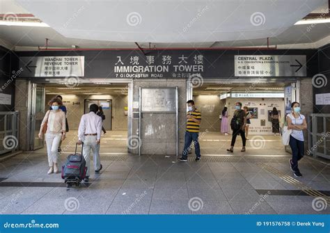 Immigration Tower In Hong Kong Editorial Stock Photo Image Of Road