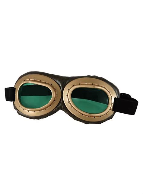 Steampunk Brille Gold Fliegerbrille Jetzt Kaufen