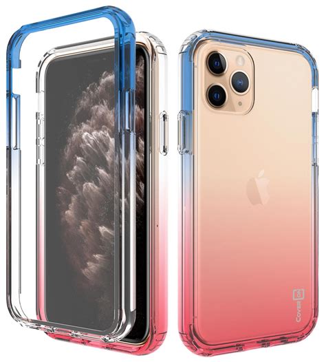 Coveron Apple Iphone 11 Pro Clear Case With Two Tone Colors Heavy Duty