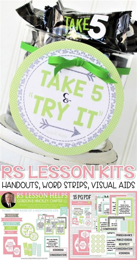 Printable Rs Lesson Kit And Handouts Lesson 11 Relief Society