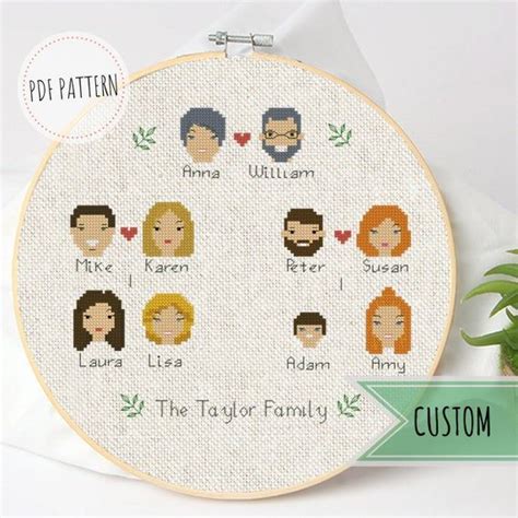 Number of colors used in this chart: Pin on Family
