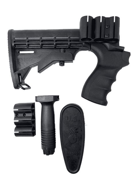 Collapsible Stock Mossberg 500590 12ga With Pistol Grip