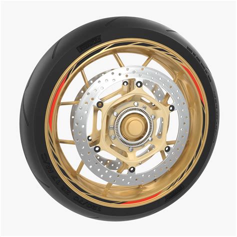 Sport Motorcycle Front Wheel 3d Model 3d Model 39 3ds C4d Fbx Ma