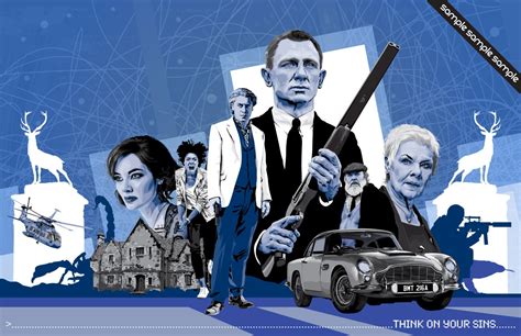 James Bond 007 Skyfall Unofficial Fan Art 17 X 11 Etsy