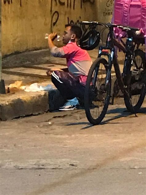 Check spelling or type a new query. Food Panda Rider Eating Meal Beside The Road Earns ...