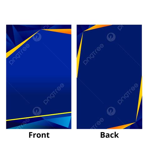 Gambar Desain Bingkai Biru Untuk Idcard Bingkai Berbatasan Ktp Png