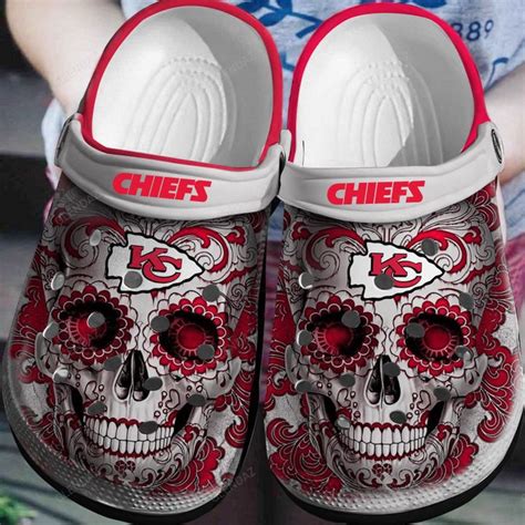 She is an avid sports fan for the kansas city chiefs and the new york yankees. Kansas City Chiefs croc shoes