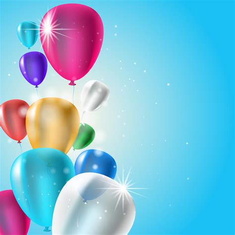 Birthday Balloons Background Download Free Vectors Clipart Graphics