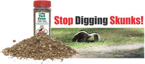 How To Stop Skunks From Digging Up Lawn Yard Skunk Repellent