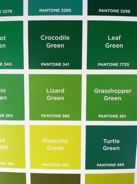 Learn more about the color green and how it went from being seen as an arduous and dangerous hue to one that represents nature and wealth. Pantone Colors - Design Of The Picture Book | Shades of ...