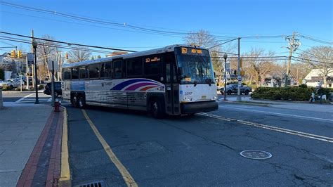 Nj Transit On Board 2022 Mci D4500ct 22107 On Bus Route 163 To Union