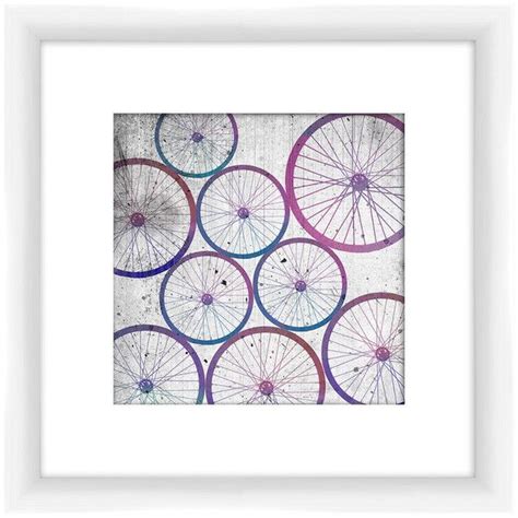 Shop for bicycle wall art online at target. Bicycle Wheels I Framed Giclee ($30) liked on Polyvore ...