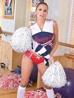 Busty Cheerleader Sensual Jane Toys Her Pussy Boobgoddess