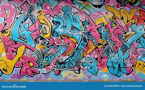 Colorful Urban Expression Graffiti And Posters For Hd Backgrounds