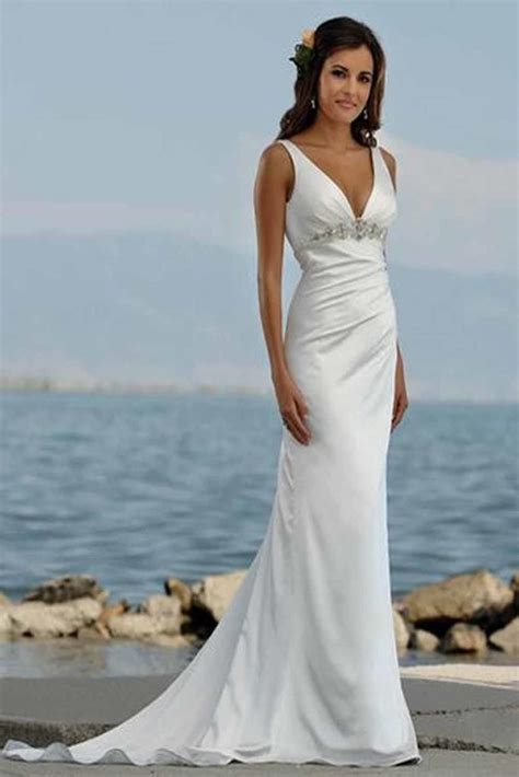 Casual White Wedding Dress Phillysportstc Com