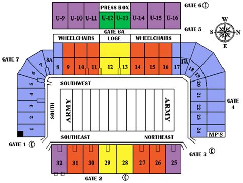 Army Black Knights Tickets September 21 2013 At 1200 Pm Michie Stadium