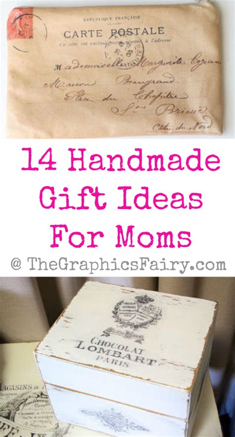 The tutorial will show you how to. 14 DIY Gift Ideas for Moms - The Graphics Fairy