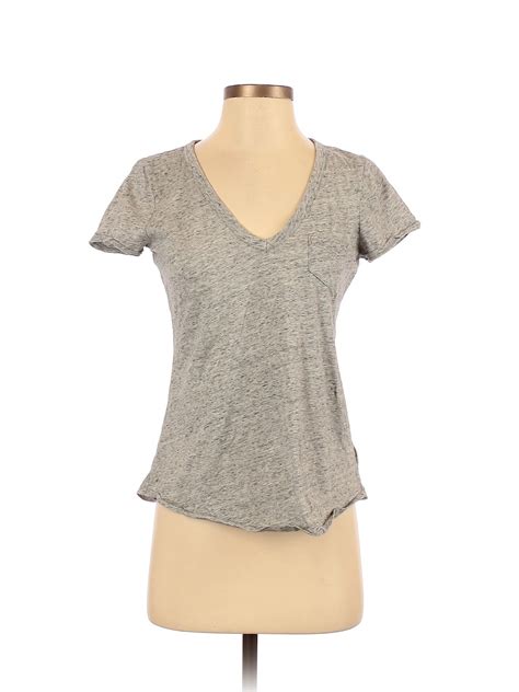 Gap Women Gray Short Sleeve T Shirt Xs Ebay
