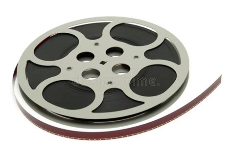 Vintage Movie Film Reels And Projector Isolated Stock Image Image Of