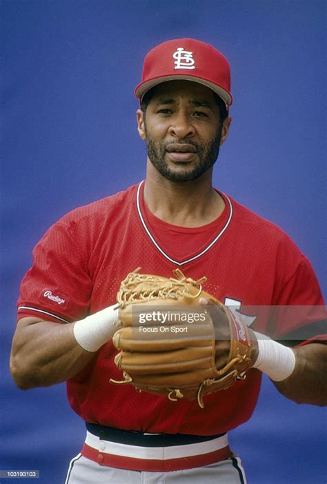 Shortstop Ozzie Smith Of The St Louis Cardinals In This Portrait