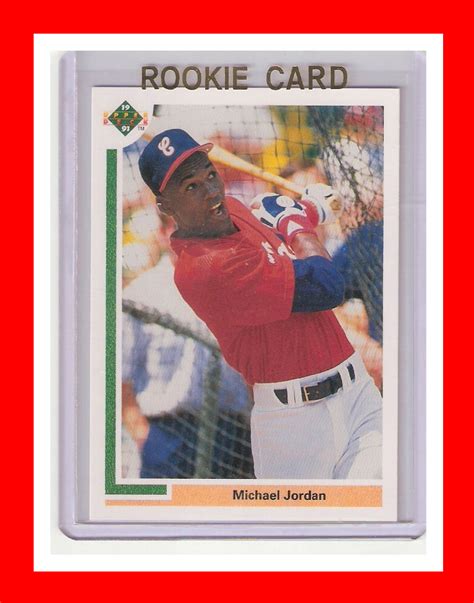 Michael had a few different rookie cards produced over the years. islandgift2011 : 1991 UD #SP1 MICHAEL JORDAN BASEBALL ...