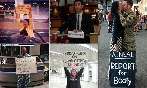 People Share Hilarious And Very Embarrassing Airport Greeting Signs