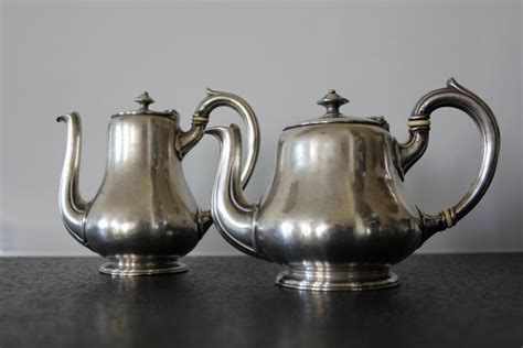 Charles Christofle Two Small Silver Plated Metal Teapots Catawiki