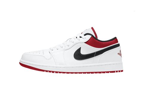 Air Jordan 1 Low White University Red 553558 118 Where To Buy Fastsole