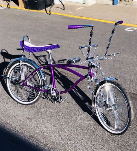 20 Purple Lowrider Bike With Twisted Parts Ebay Lowrider Bike