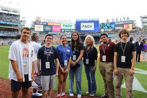 High School Blood Drive Champions Honored at Yankee Stadium - New York