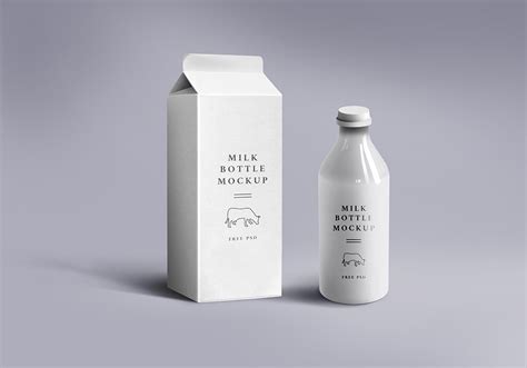 milk packaging mockup graphicsfuel