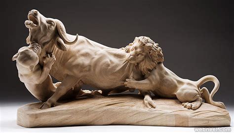 Animal Wood Sculpture By Giuseppe Rumerio 17