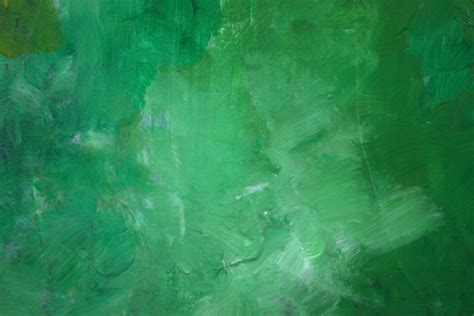 Green Abstract Painting With Textures Stock Photo Download Image Now