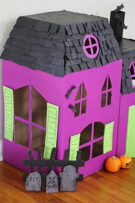 Turn Boxes Into A Pet Rifyingly Cute Haunted Pet House
