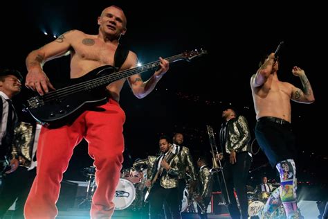 Red Hot Chili Peppers Our Guitars Were Unplugged At Super Bowl Nbc News