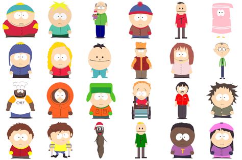 Wrong Colors South Park Characters Quiz By Gamelord2007