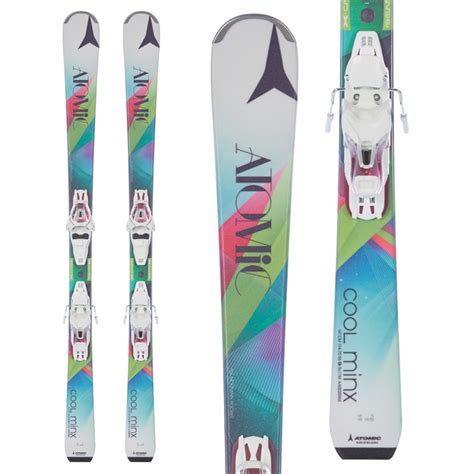 Atomic Cool Minx Skis E Lithium 10 Bindings Womens 2015 Evo